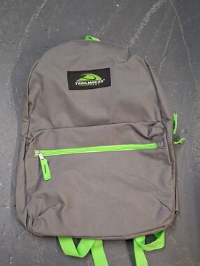 Trailmaker Gray Backpack with Lime Green Accents